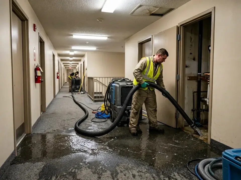 multi-unit-apartment-hallway-f-005 — frequently asked questions, Emergency Burst Pipe Water Extraction & Removal in Fallston…